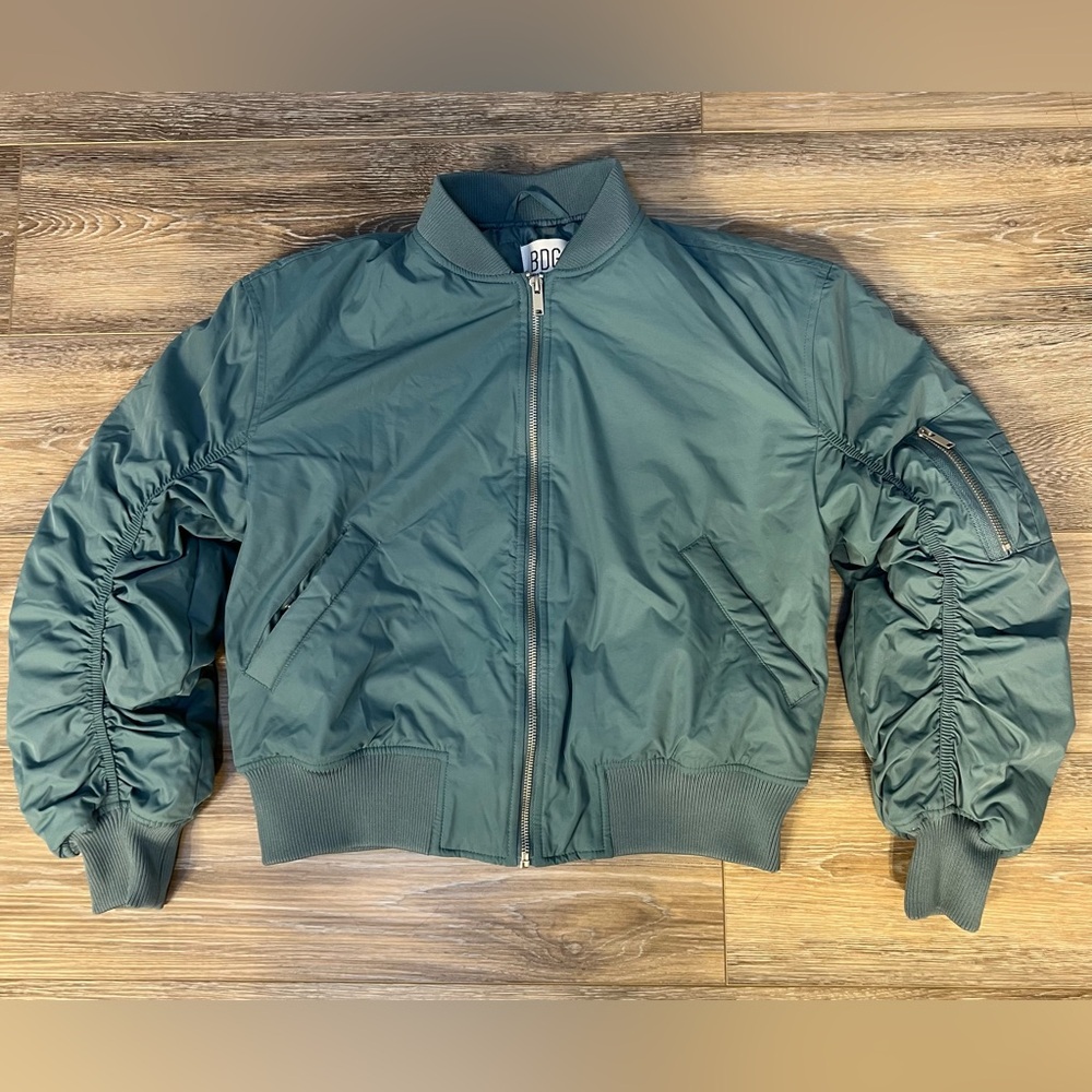 Urban Outfitters BDG Barrel Sleeve Bomber Jacket